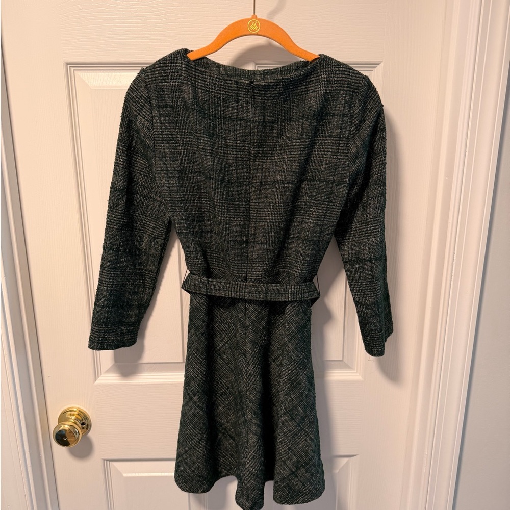 Zara Woman Emerald Green Tweed Jacket